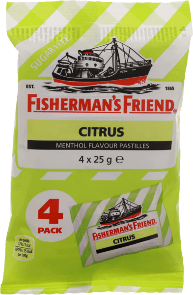 Fisherman's Friend Citrus 4pk 100g