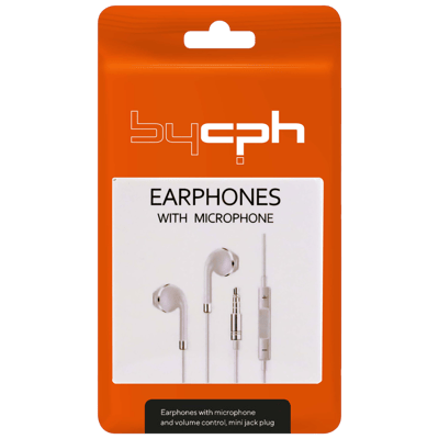 Leki bycph Earphones w Mic - Minijack