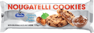 Cookies med Nougat 8 stk