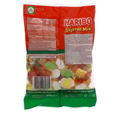 Haribo Stjerne Mix 500g DK