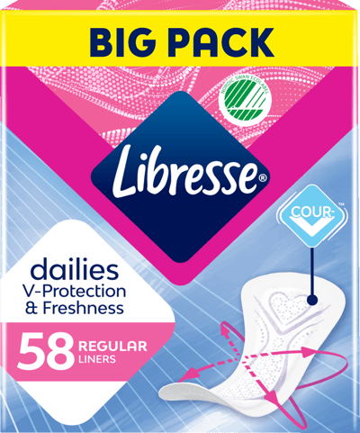 Libresse trusseindlæg 58 stk