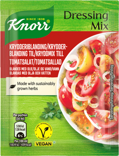 Mescola di condimento knorr tomatsalat 3-pak