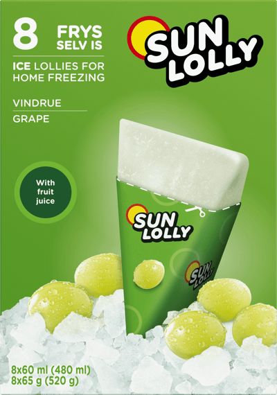 Sun Lolly Vindrue 8stk