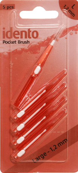 Idento Pocket Brush (5 stk)
