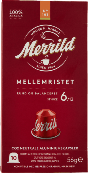 Merild Rød 103 NCC ALU 10 Kapsler