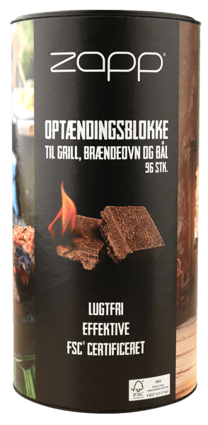Zapp Optændingsblok tønde 96 stk