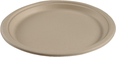 Fibertallerken Nature ø26 cm Rund