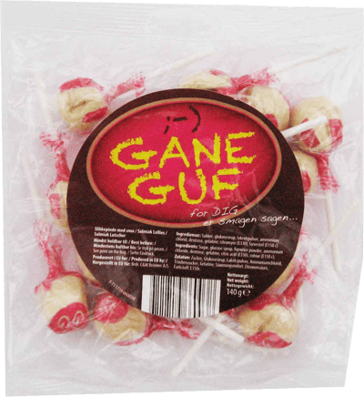 Ganeguf Snus slikkepind 140g