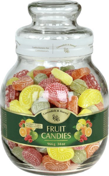 Frugt Bolcher I Glas Cavendish & Harvey 966g