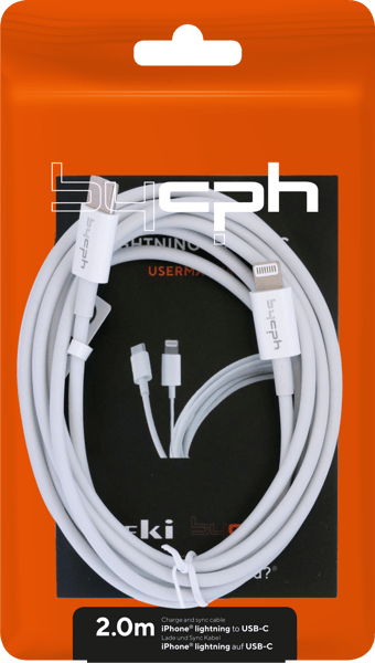 Leki bycph Cable - USB-C to Lightning 20 m