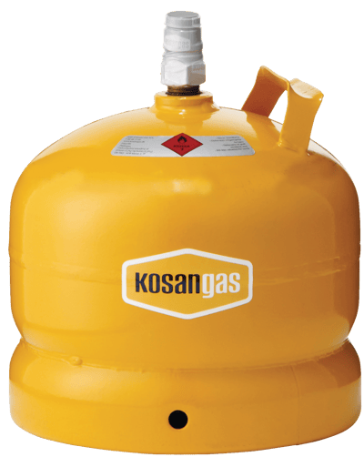 Gas Ombytning 5 kg Gul flaske BYTTEPRIS