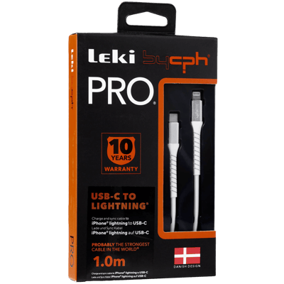Leki bycph Pro Cable - USB-C to Lightning 10 m