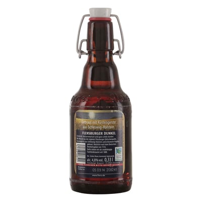 Flensburger Dunkel 48% 033 L + pantalón