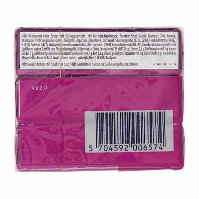 Stimorol Wild Cherry Sukkerfri 3-Pak 42 G
