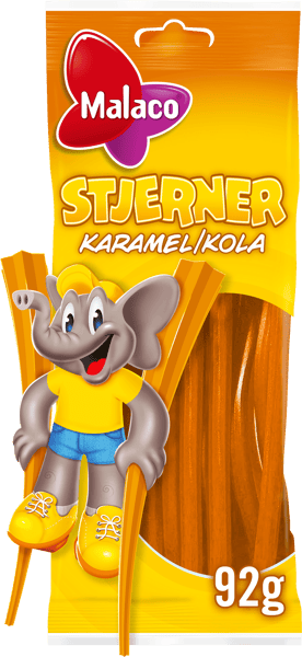 Malaco Karamelstjerner 92 G