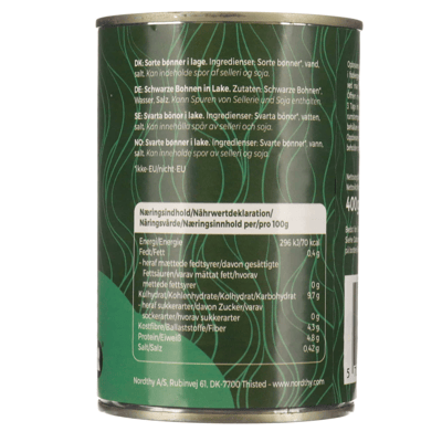 Taste of Nature Sorte Bønner 400g
