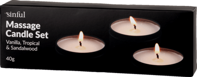 Massagelys pecamino sæt 3 x 40 g