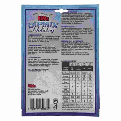 Kims Dip Mix Holiday 17g