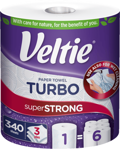 Køkkenrulle Turbo Veltie