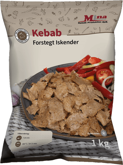 Iskender kebab forstegt 1000 g