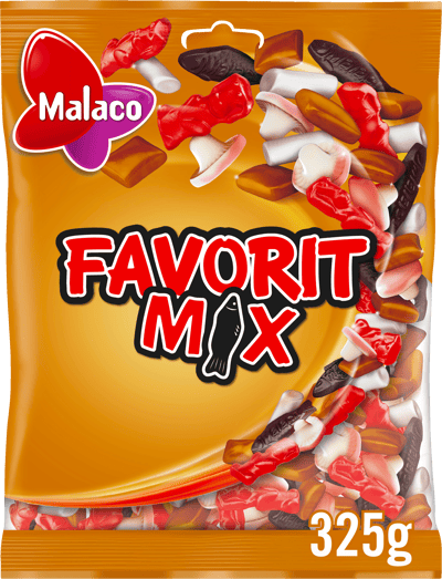 Malaco Godt & Blandet Favorit Mix 325 G