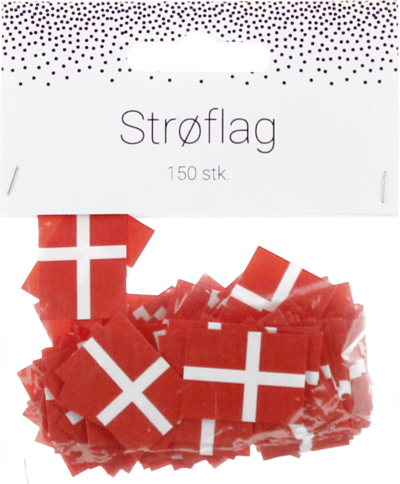 Strøflag papir 150 stk