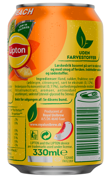 Lipton Peach Té helado 24x033l