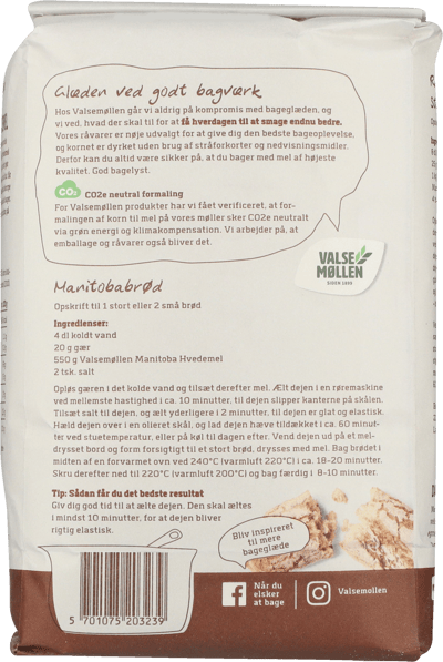 Manitoba Valsemøllen 1700 g