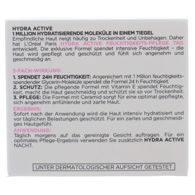 Loreal Dermo Hydra Active 3 Tør & Sensibel Hud Dagscreme 50m