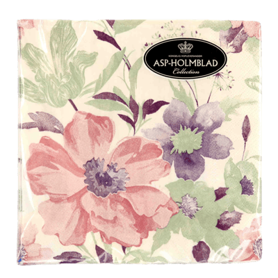 20stk Servietter  3-lag Rhododendron