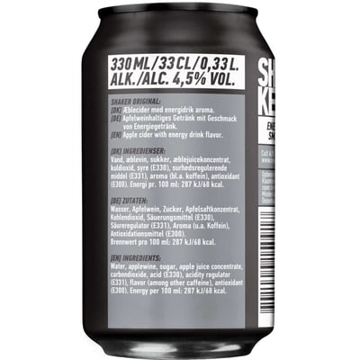 Shaker original 45% 18x033 l