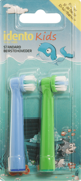 Idento Kids Børstehoved 2 stk