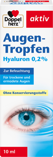 Hylauron Øjendråber 02% Doppelherz 10ml