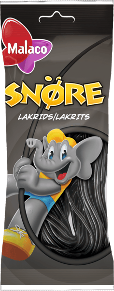 Malaco Lakridssnøre 94 g
