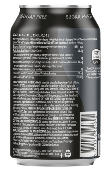 Harboe Cola 0% 24x033l