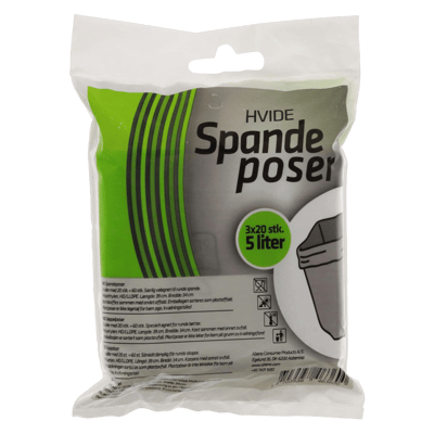 Spandepose Hvid 5L