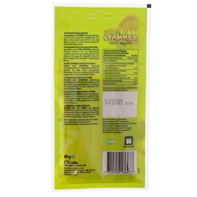 Strimler Tutti Frutti Malaco 80G