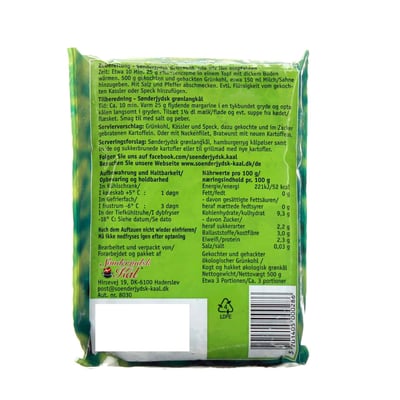 Sønderjydskgrønkål Øko 500 g