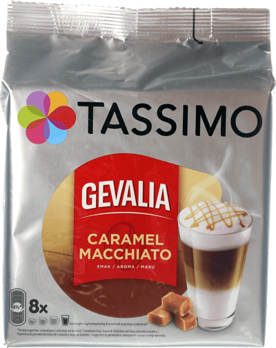 Tassimo Kapsler Gevalia Latte MacchiatiTo Caramel