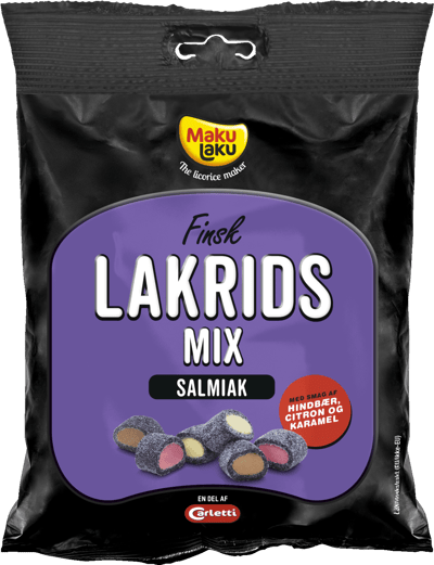 Finsk Lakrids Mix Salmiak 170g