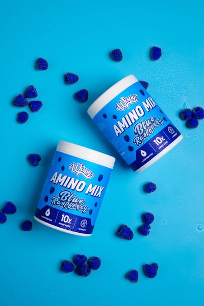 Wispy Amino Mix Blue Raspberry 350 g
