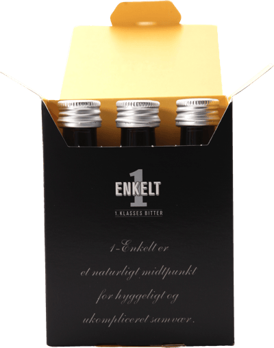 1-Enkelt Miniatureflasker 35% 3 x 002 l