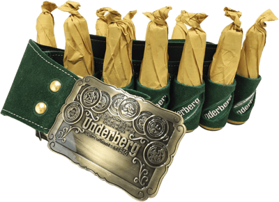 Underberg Læderbælte med 24 fl 44 %