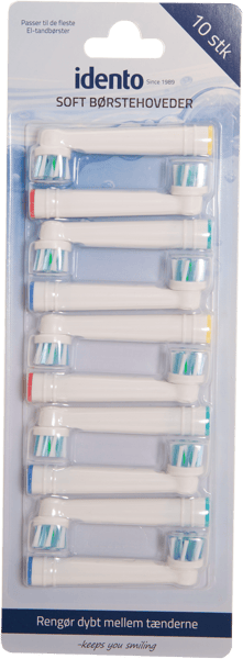 Idento Soft børstehoved 10 stk