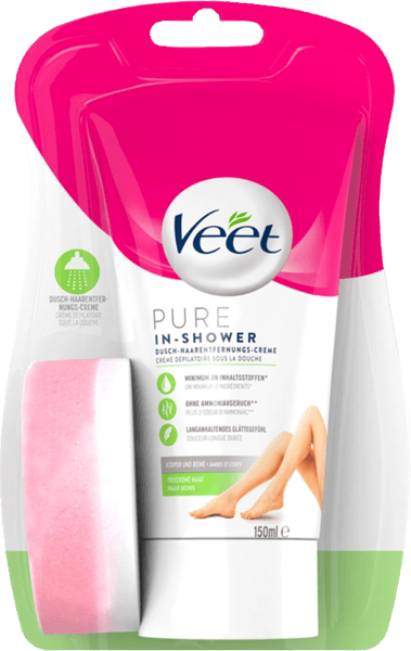Veet In-shower Pure Dry Skin 150 ml