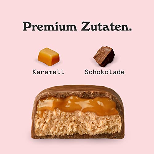 Nicks Protein Barmischung, Keto -Proteinbalken mit niedrigen Kohlenhydraten ohne Zucker zu Zucker, glutenfrei | 15G -Protein mit Kollagen (9 Proteinbalken x 50 g)