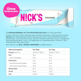 Nicks Keto Bars Erdnüsse N Fudge, Schokoladen Erdnüsse Karamell -Snacks, 175 Kalorien, 3,9 Nettokohlenhydrate, kein Zucker, glutenfrei, kohlenhydratarm (15 x 40 g)