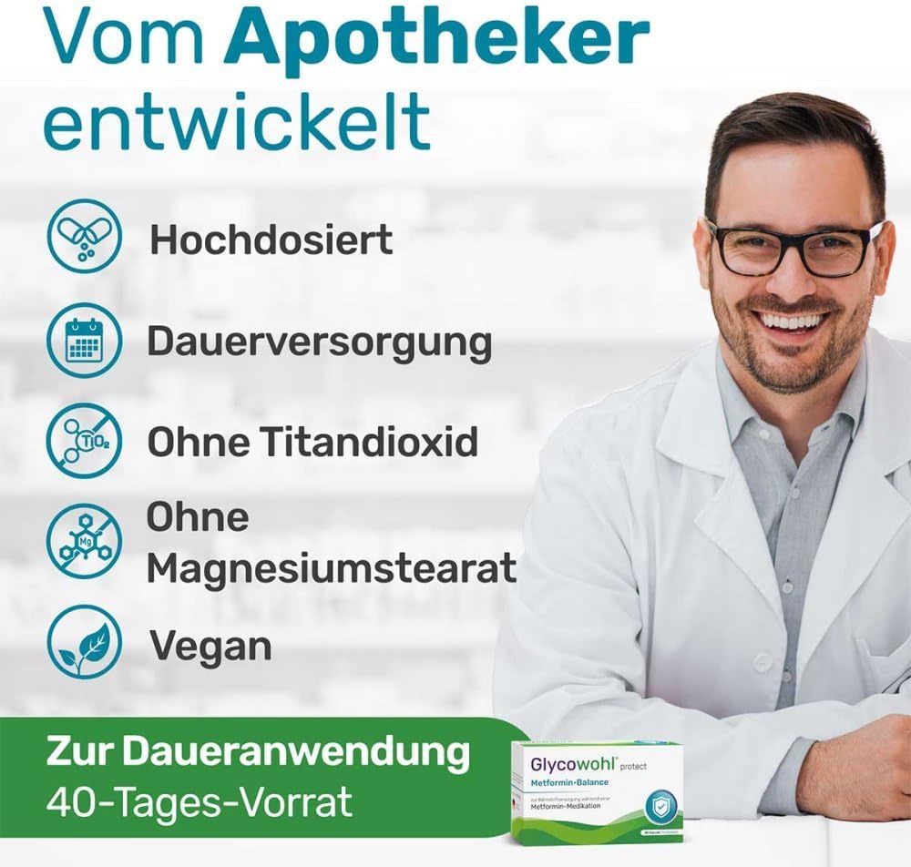 Glycowohl Metformin Balance Nährstoffverorg.kaps. 80 STK