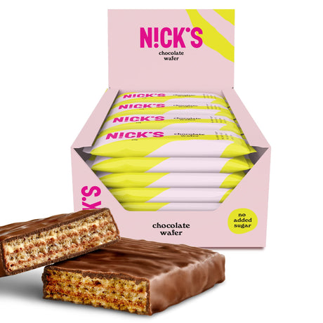 Nicks Keto Bars Erdnüsse N Fudge, Schokoladen Erdnüsse Karamell -Snacks, 175 Kalorien, 3,9 Nettokohlenhydrate, kein Zucker, glutenfrei, kohlenhydratarm (15 x 40 g)