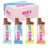 Nicks Keto Bars Erdnüsse N Fudge, Schokoladen Erdnüsse Karamell -Snacks, 175 Kalorien, 3,9 Nettokohlenhydrate, kein Zucker, glutenfrei, kohlenhydratarm (15 x 40 g)